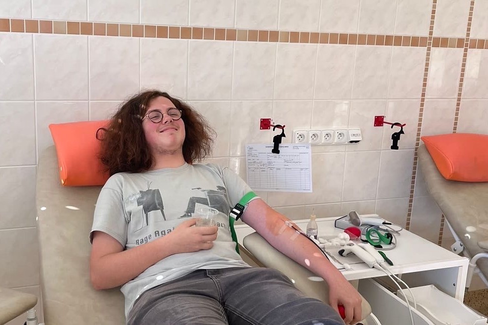 Studenti naší školy darují krev
