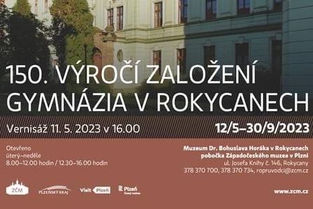 Vernisáž výstavy 150. výročí založení gymnázia v Rokycanech