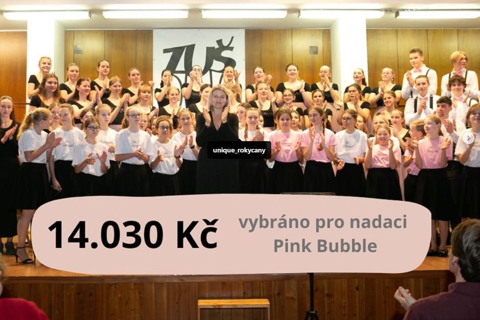 Podpora nadačního fondu Pink Bubble